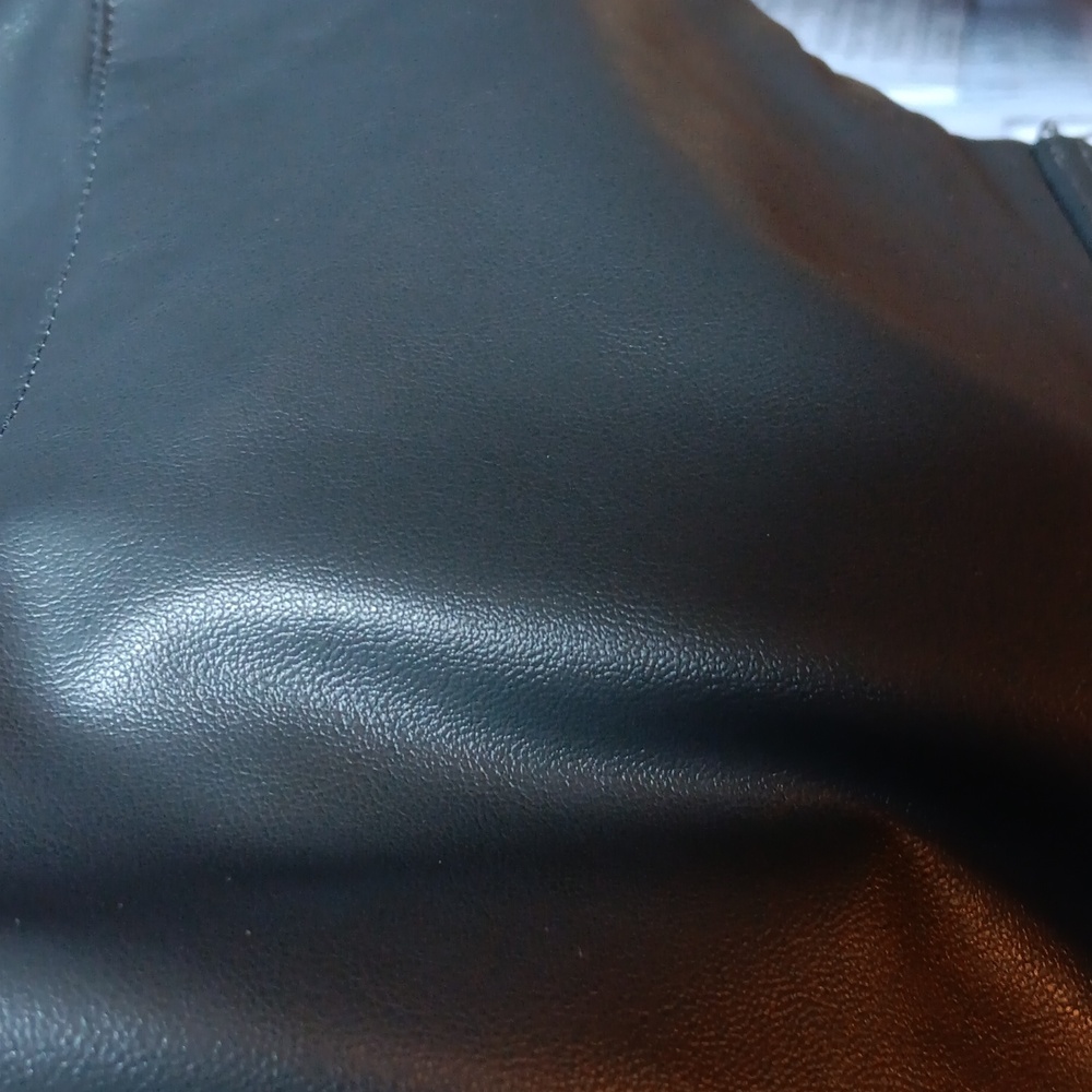 Vince Camuto Womens Dark Charcoal Faux Leather Pant.EUC XS - Picture 7 of 7